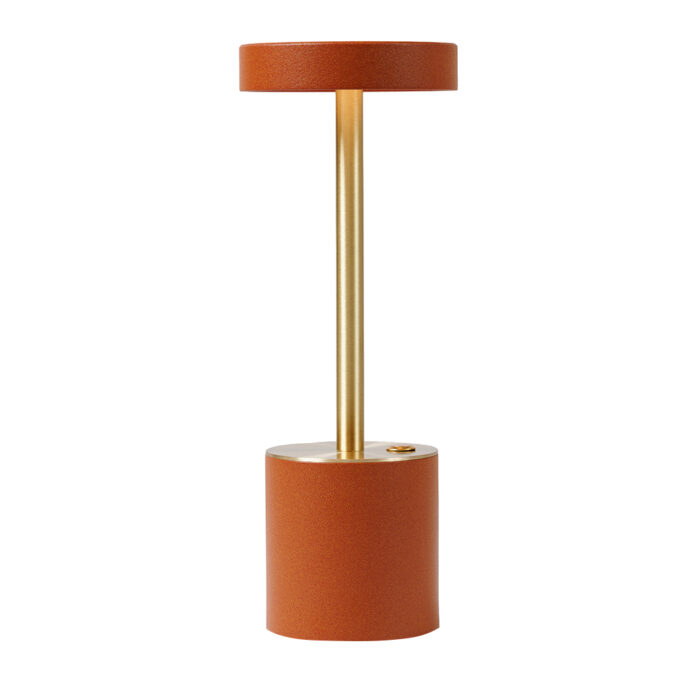 TakeMe Mini - Terracotta/Messing bordlampe